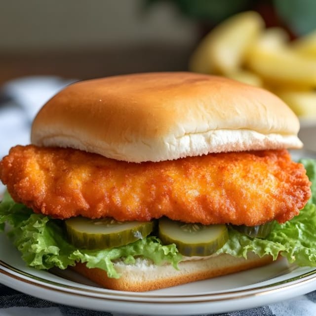 Fried Catfish Sandwich.