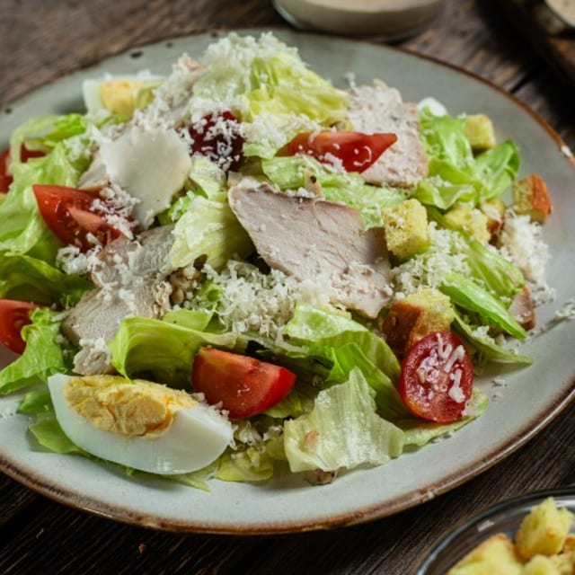 Chicken Ceasar Salad.