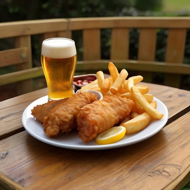 Fish And Chip With Talapia.
