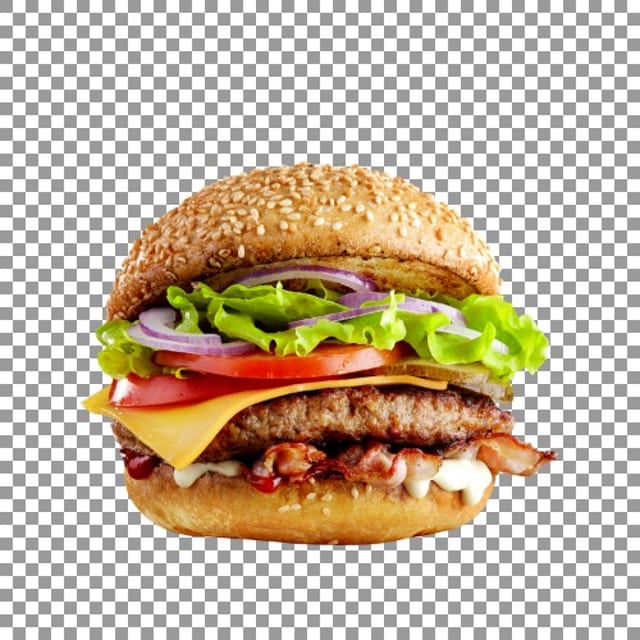 Beef Burger  Sandwich.